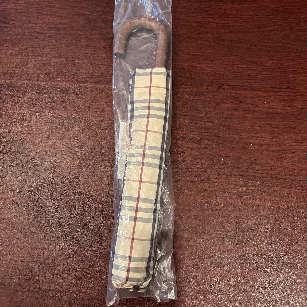 BURBERRY TRAFALGAR FOLDING UMBRELLA